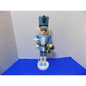 NEW Christmas Beach Coastal Fancy Santa Claus Nutcracker Figurine Holiday Noel